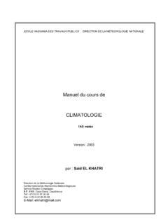 Manuel Du Cours De Climatologie Canalblog Manuel Du Cours De