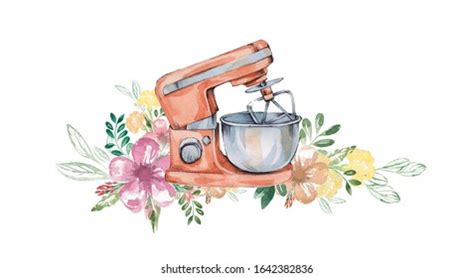 Watercolor Kitchen Mixer Images Stock Photos D Objects