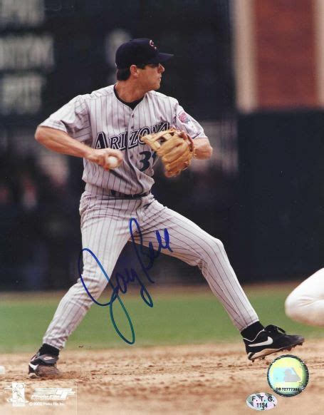 Autographed JAY BELL 8X10 Arizona Diamondbacks Photo Main Line Autographs