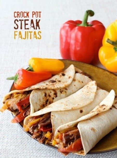 Crock Pot Steak Fajitas A Slow Cooker Beef Fajita Recipe