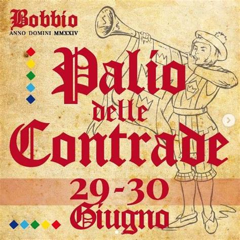 Palio Delle Contrade 29 30 Giugno 2024 Bobbio