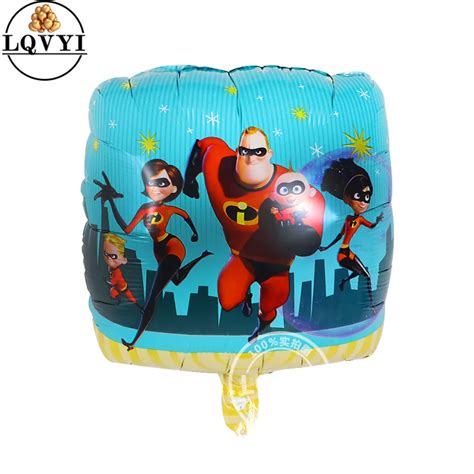 New 50pcs Lot 18inch Incredibles 2 Foil Balloon Birthday Party