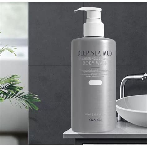 Sabun Lumpur Putih Deep Sea Mud Body Wash Lumpur Gunung Berapi Pemutih