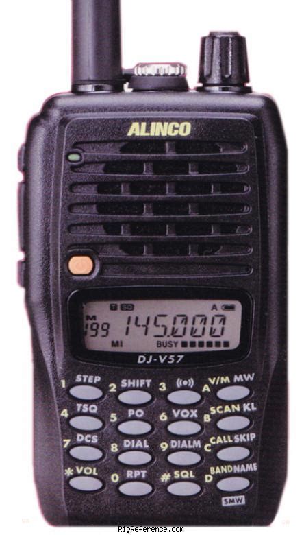 Alinco DJ V57E Handheld VHF UHF Transceiver RigReference