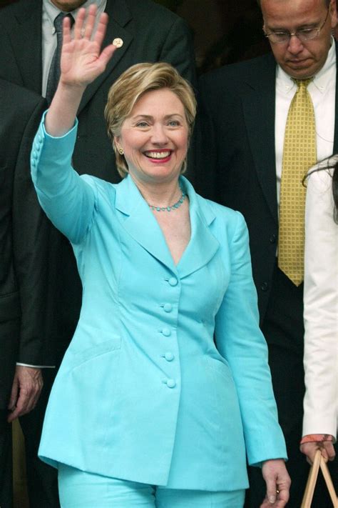 Hillary Clintons Best Pantsuits Clinton Rainbow Pant Suits