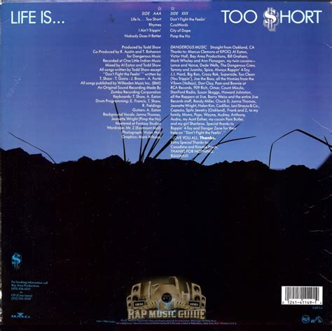 Too Short - Life Is...Too Short: Record | Rap Music Guide