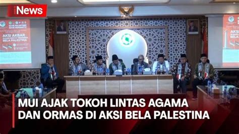 Himpun 2 Juta Orang Di Aksi Damai Bela Palestina MUI Ajak Tokoh Lintas