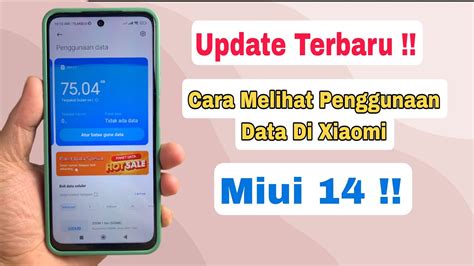 Cara Melihat Penggunaan Data Di Xiaomi Miui 14 YouTube