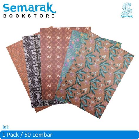 Jual Sidu Sinar Dunia Gift Wrap Kertas Kado Hvs X Cm Motif