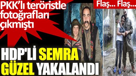 Pkklı Teröristle Fotoğrafları çıkan Hdpli Semra Güzel Yakalandı