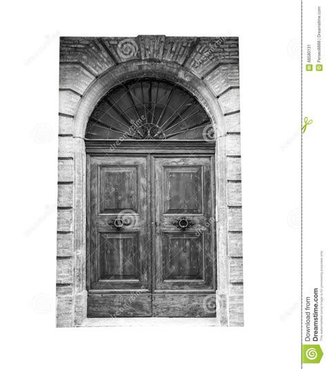 Wooden Door In An Old Italian House Stock Image Image Of Bricks