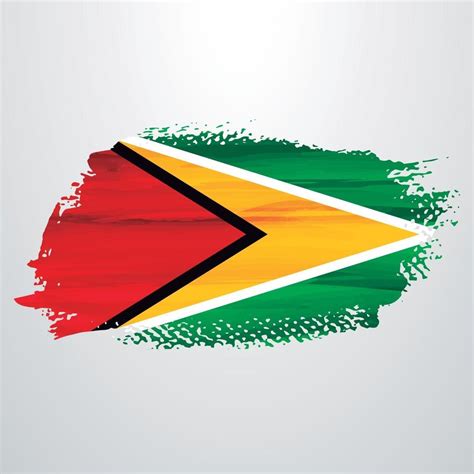 Guyana flag brush 2632108 Vector Art at Vecteezy