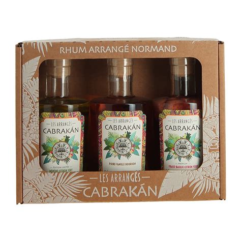 Acheter Rhum Arrangé Cabrakan Coffret 3x20cl Classic