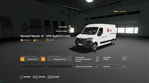 Renault Master IV Chronopost LS19 KingMods