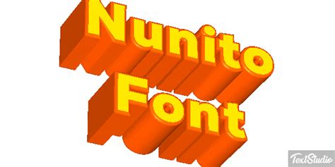 Nunito Font Font Animated Logo Designs