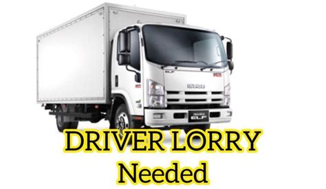 lorry driver needed jobs full time drivers delivery  carousell