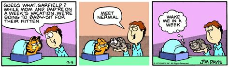 10 Funniest Garfield Comics Starring Nermal