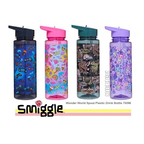 Smiggle Wonder World Spout Plastic Drink Bottle Ml Bottle Smiggle