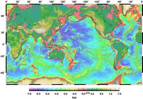 Seafloor Depth Map