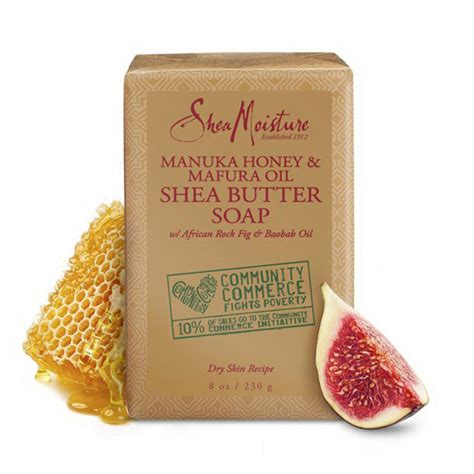 Sheamoisture Manuka Honey And Mafura Oil Intensive Hydration Bar Soap 8 Oz