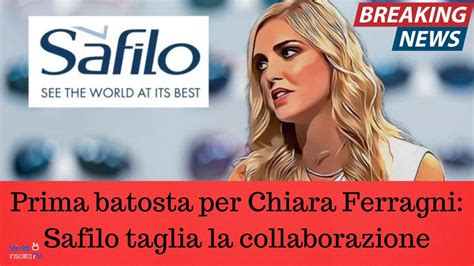 Chiara Ferragni Nella Tempesta Perso Il Contratto Con Safilo Lo