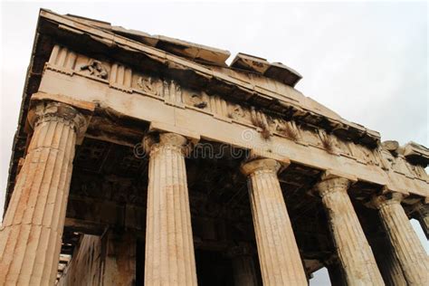 Temple of Hephaestus in Ancient Agora of Athens Stock Image - Image of column, forum: 110026217