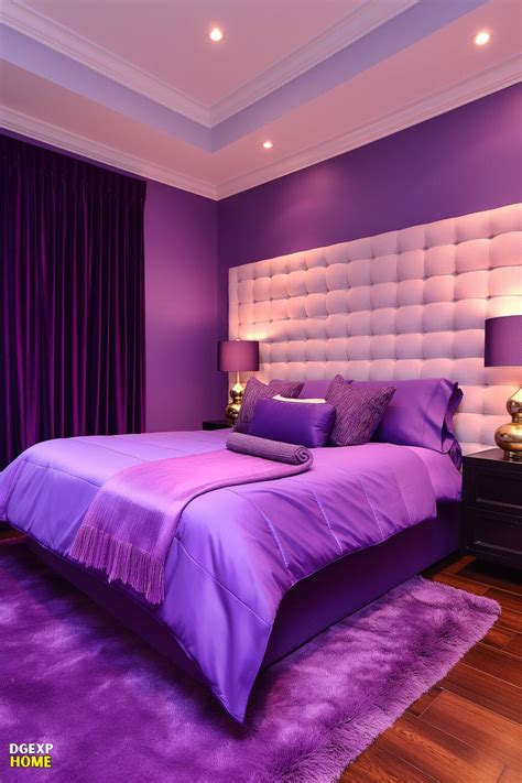 Bold And Beautiful Purple Bedroom Designs To Try Now