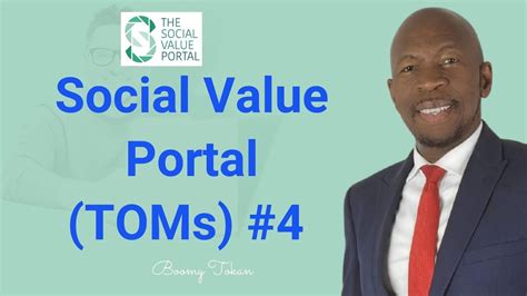 Social Value Part 4 Major Player Social Value Portal TOMs