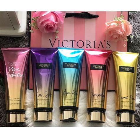 Victorias Secret Body Lotion Pure Seduction Love Spell Aqua Kiss