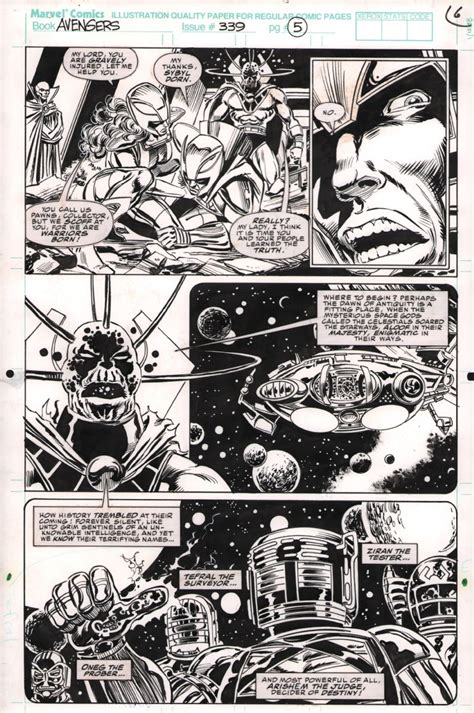 Avengers 339 Page 5 Features The Celestials And The Collector By Steve