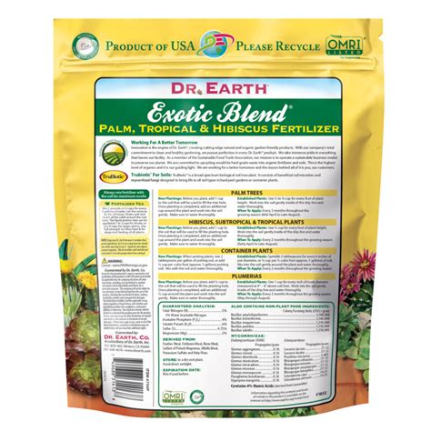 Exotic Blend Fertilizer Dr Earth