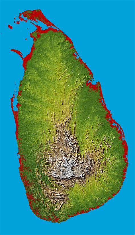 Sri Lanka Colored Height