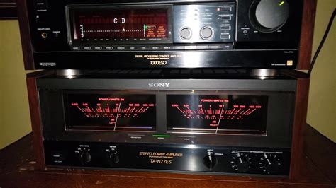 Vintage Sony ES TA N77ES Power Amplifier YouTube