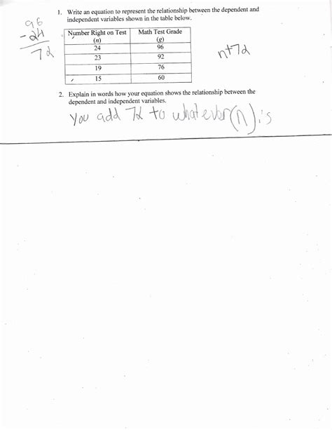 Slope Worksheet Answer Key