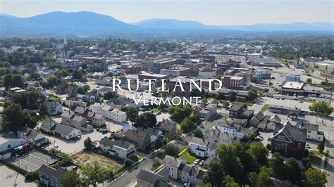 rutland vermont  drone  youtube