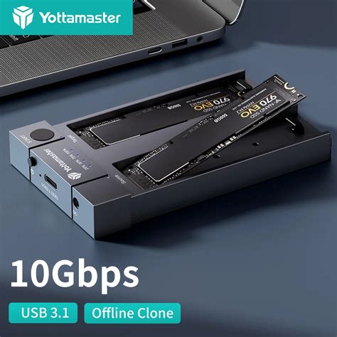 Yottamaster Bay M Nvme Bay Ssd Copy Hard Disk Case Copy Speed Mb