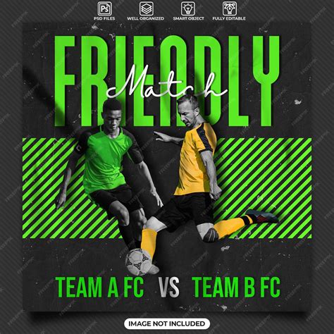 Football Match Programme Template 1