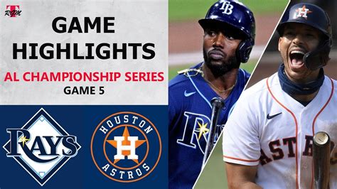 Tampa Bay Rays Vs Houston Astros Game 5 Highlights Alcs 2020 Youtube