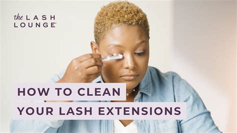 How To Clean Your Lash Extensions Youtube