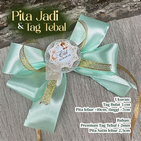 Jual Pita Jadi Tag Premium Hampers Lebaran Hampers Ribbon Pita