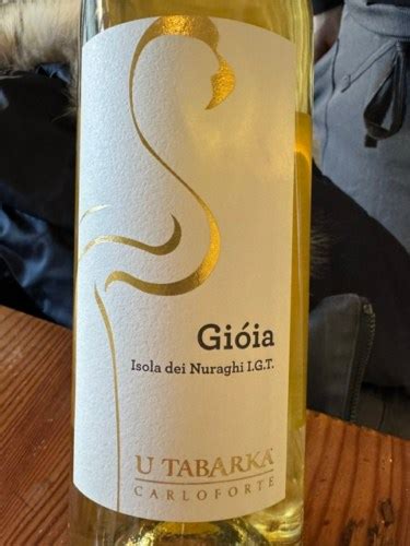 U Tabarka Carloforte Gióia Bianco Isola dei Nuraghi Vivino US