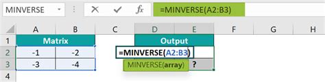 Minverse In Excel Formula Examples How To Use