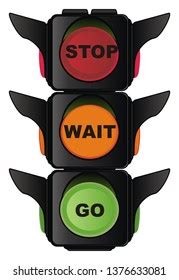 Traffic Light Words Stock Illustration Shutterstock