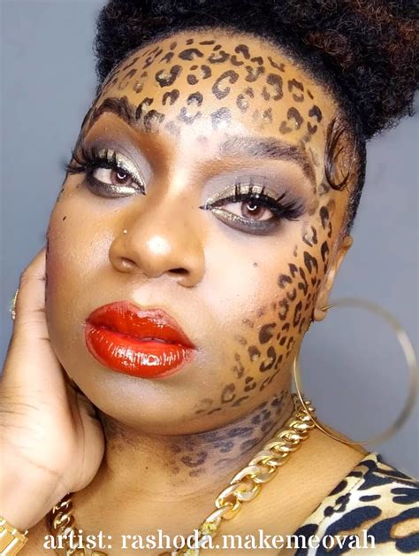 Leopard Print Eye Makeup Transfers Saubhaya Makeup