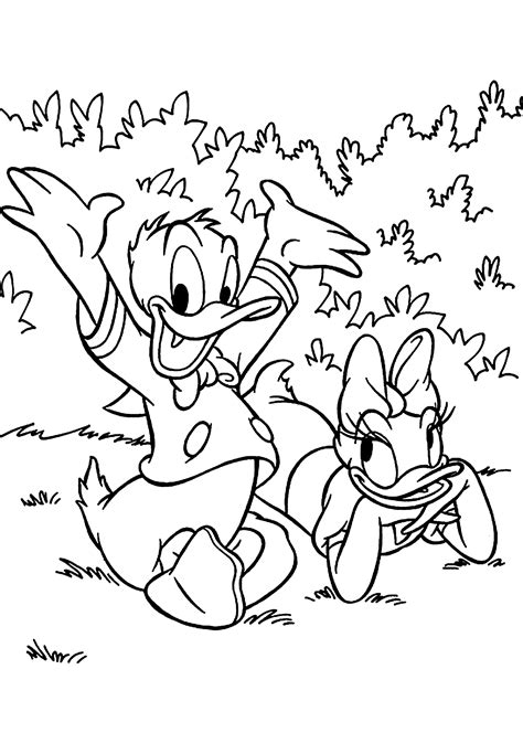 Desenhos do Pato Donald para Colorir e Imprimir Muito Fácil