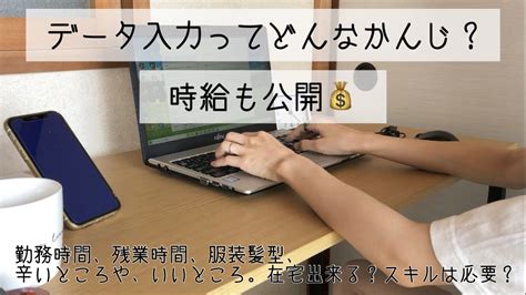 【時給公開】契約社員のデータ入力ってどんな感じ？ Youtube