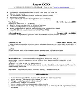 My Resume Pdf