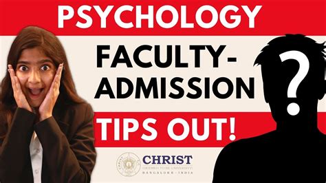 Psychology Faculty On Admission Tips At Christ University Mistakes You Don T Want To Repeat ☠️⚠