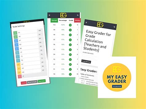 My Easy Grader Calculator App Best Grading Tool For Teachers