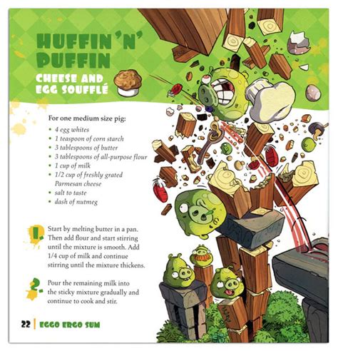 Angry Birds Bad Piggies’ Egg Recipes Cook Book - GeekAlerts